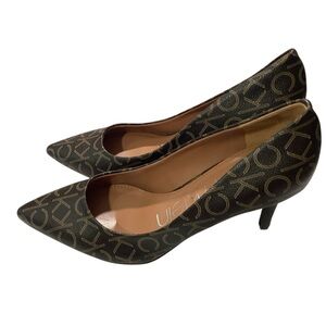 Calvin Klein Giana Brown Heels Pointed Toes